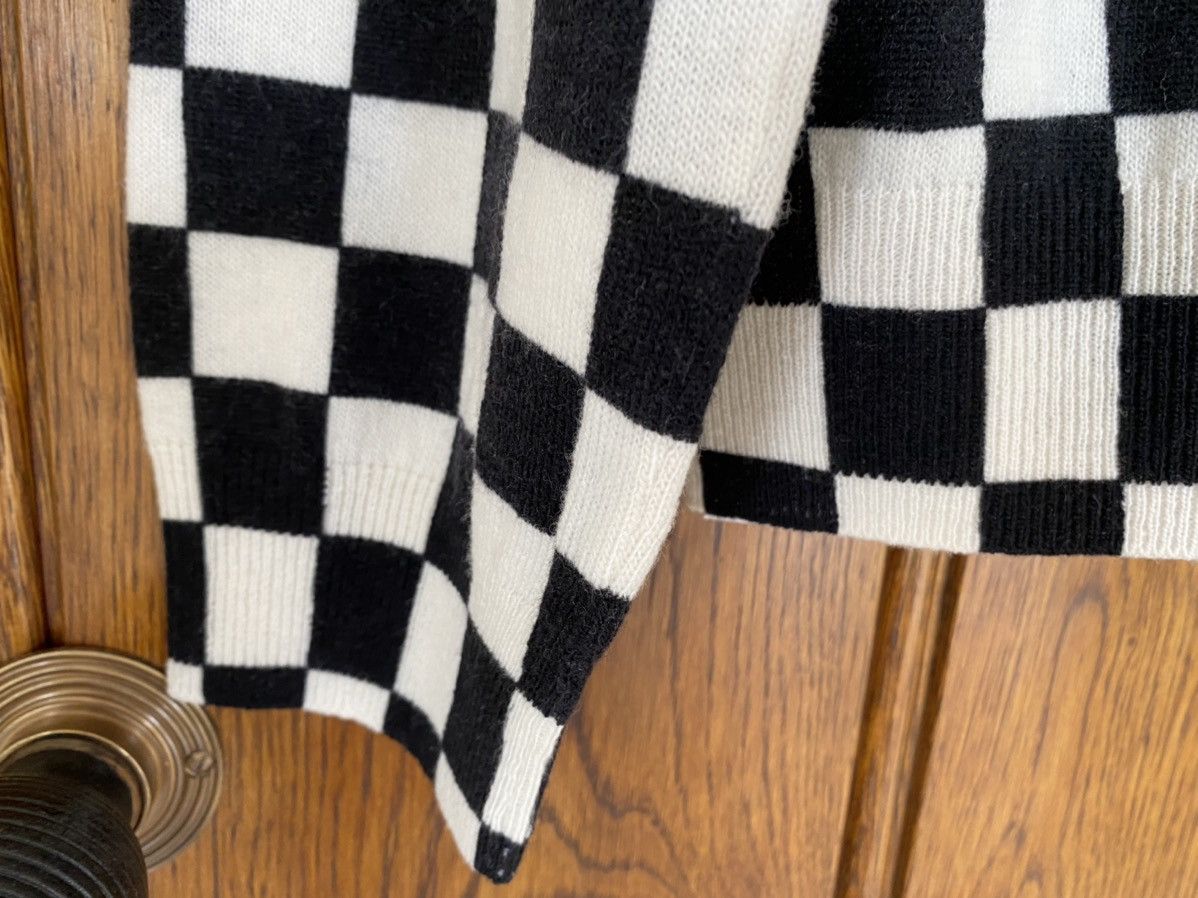 Celine 😍😍 Celine damier checker wool knit sweater polo Hedi Slimane Size US M / EU 48-50 / 2 - 24 Thumbnail