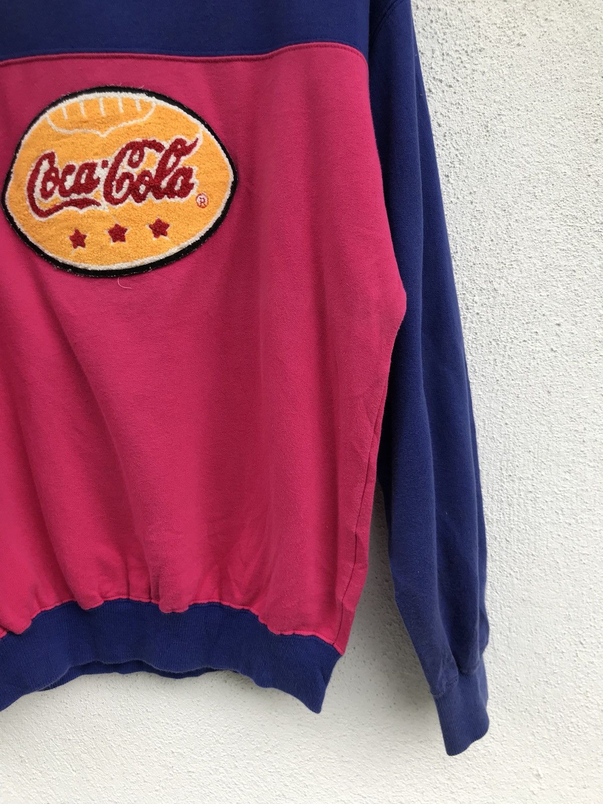 Coca Cola Vintage Coca Cola Colour Block Big Logo Crewneck Sweatshirt Size US M / EU 48-50 / 2 - 4 Thumbnail