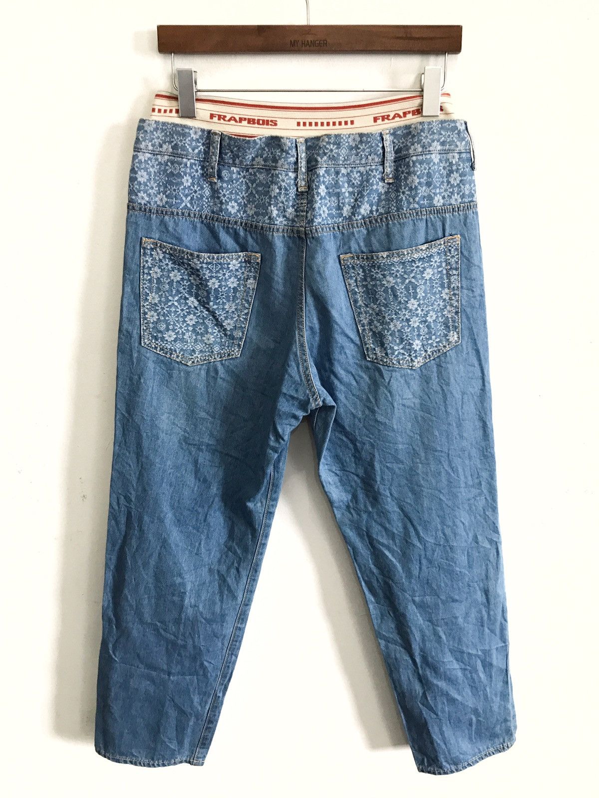 Frapbois × Japanese Brand Frapbois Japan Double Waist Jeans Size US 32 / EU 48 - 2 Thumbnail
