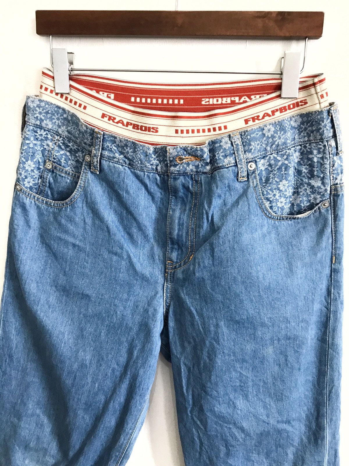 Frapbois × Japanese Brand Frapbois Japan Double Waist Jeans Size US 32 / EU 48 - 3 Thumbnail