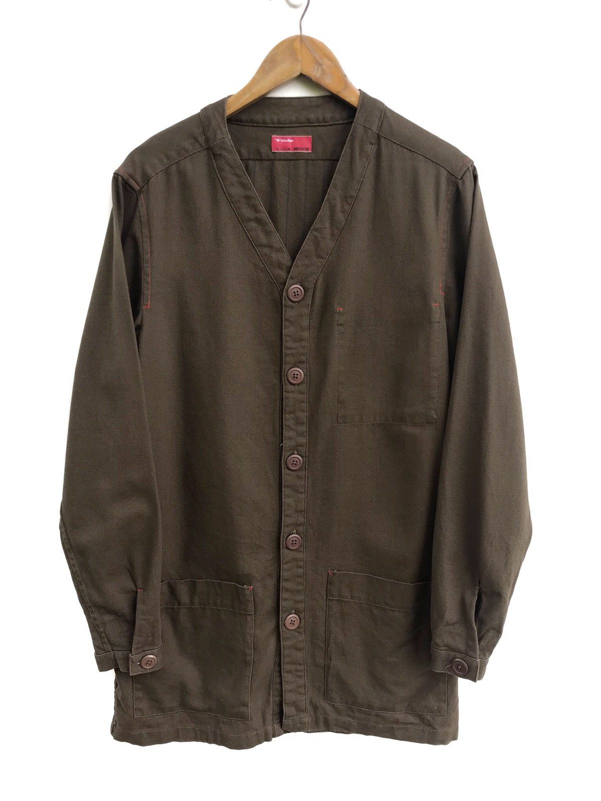 Japanese Brand Japanese Brand B”Design Cotton Twill Button Workers Jacket Size US M / EU 48-50 / 2 - 1 Thumbnail