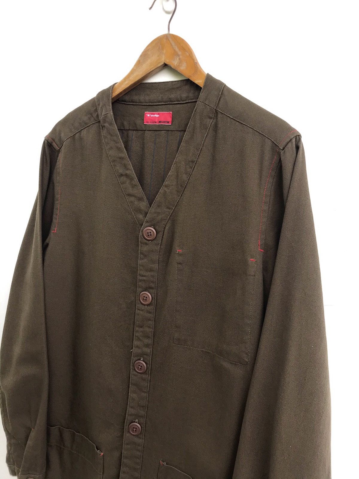 Japanese Brand Japanese Brand B”Design Cotton Twill Button Workers Jacket Size US M / EU 48-50 / 2 - 3 Thumbnail