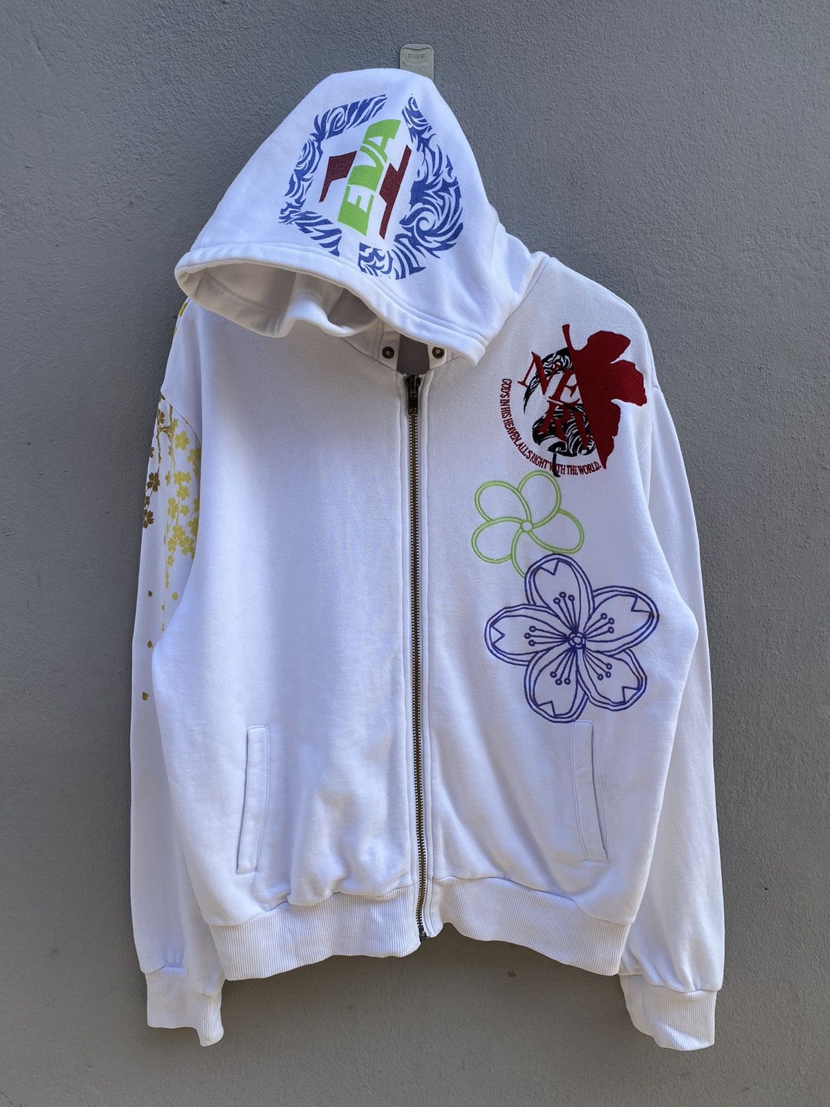 Anime × Japanese Brand × Vintage 💥RARE💥Oriental Brand x EVANGALION “EVA1” Embroidery Hoodie Size US L / EU 52-54 / 3 - 2 Thumbnail
