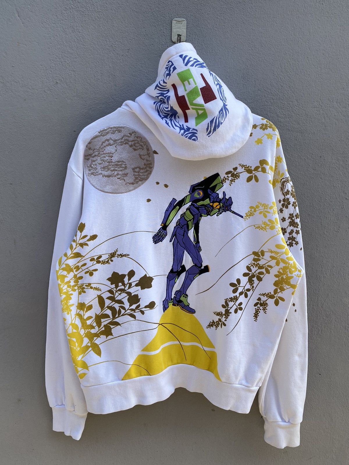 Anime × Japanese Brand × Vintage 💥RARE💥Oriental Brand x EVANGALION “EVA1” Embroidery Hoodie Size US L / EU 52-54 / 3 - 1 Thumbnail