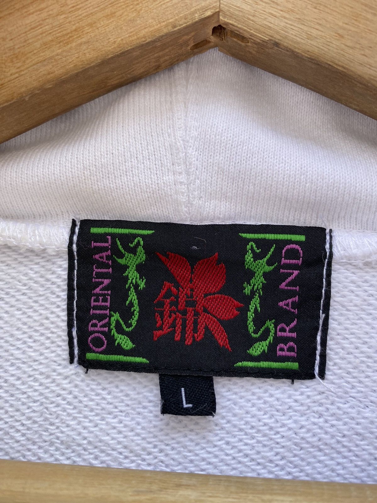 Anime × Japanese Brand × Vintage 💥RARE💥Oriental Brand x EVANGALION “EVA1” Embroidery Hoodie Size US L / EU 52-54 / 3 - 15 Thumbnail