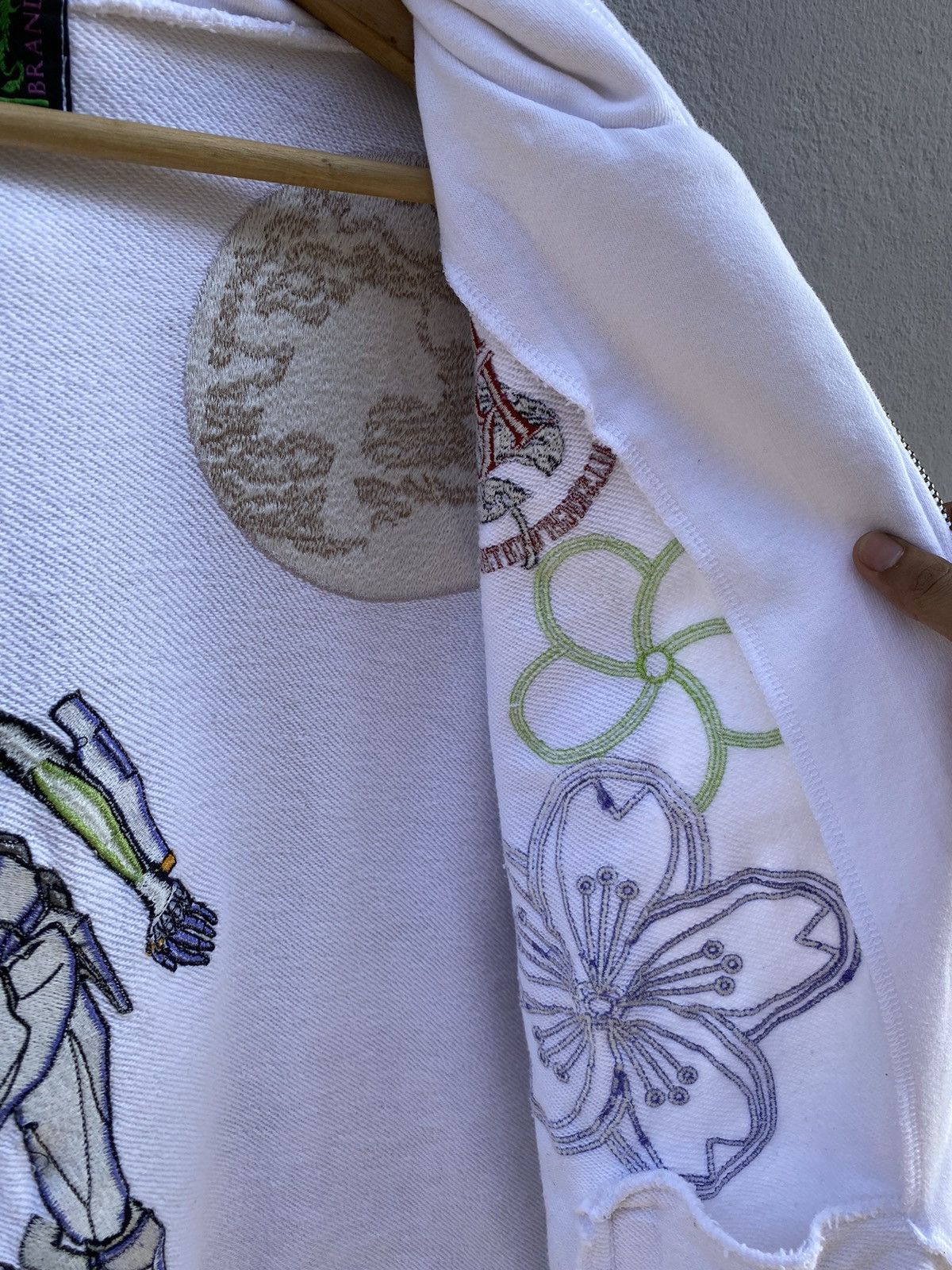 Anime × Japanese Brand × Vintage 💥RARE💥Oriental Brand x EVANGALION “EVA1” Embroidery Hoodie Size US L / EU 52-54 / 3 - 18 Thumbnail