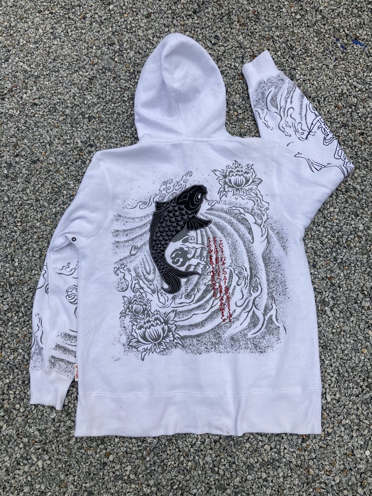 Dogtown 🔥RARE DOGTOWN FISH KOI ZIPPER HOODIE Size US XL / EU 56 / 4 - 1 Thumbnail