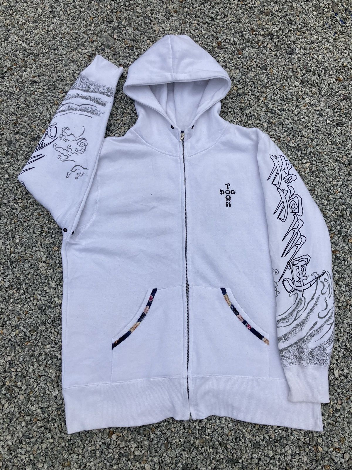 Dogtown 🔥RARE DOGTOWN FISH KOI ZIPPER HOODIE Size US XL / EU 56 / 4 - 3 Thumbnail