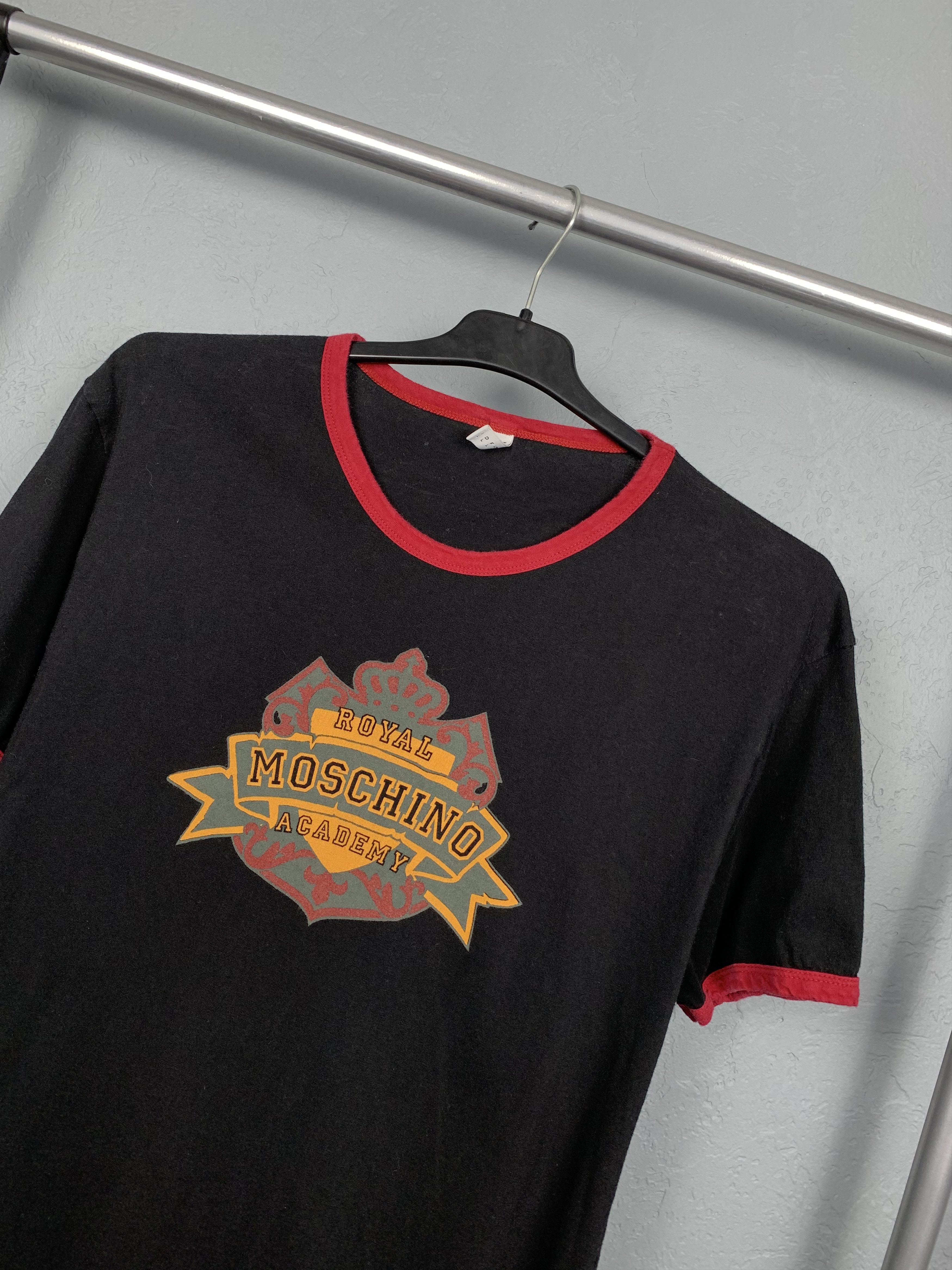 Moschino Moschino Men's Logo T-Shirt Tee Black Size US M / EU 48-50 / 2 - 2 Thumbnail