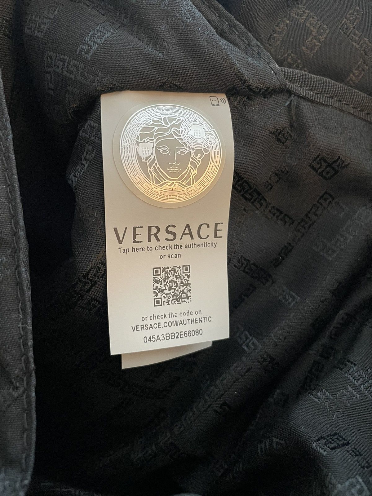 Versace New Super Runway Limited Edition Versace Logo Backpack Bag Size ONE SIZE - 11 Thumbnail