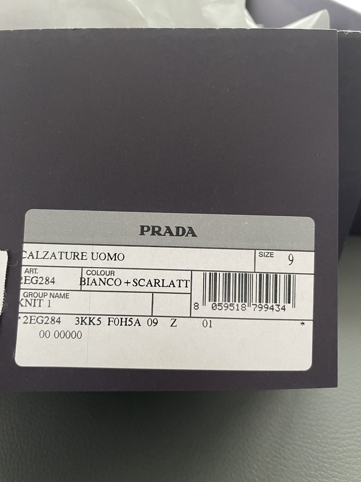 Prada Rare Limited Edition Runway Prada Logo Sneakers Brand New Size US 9 / EU 42 - 5 Thumbnail