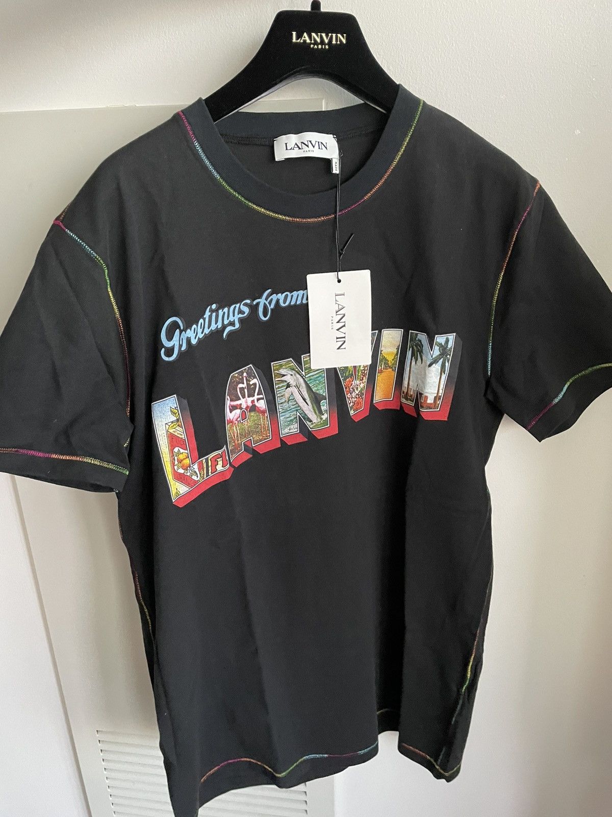 Lanvin Super Runway Logo Tee T-shirt Limited Edition Brand New Size US L / EU 52-54 / 3 - 15 Thumbnail