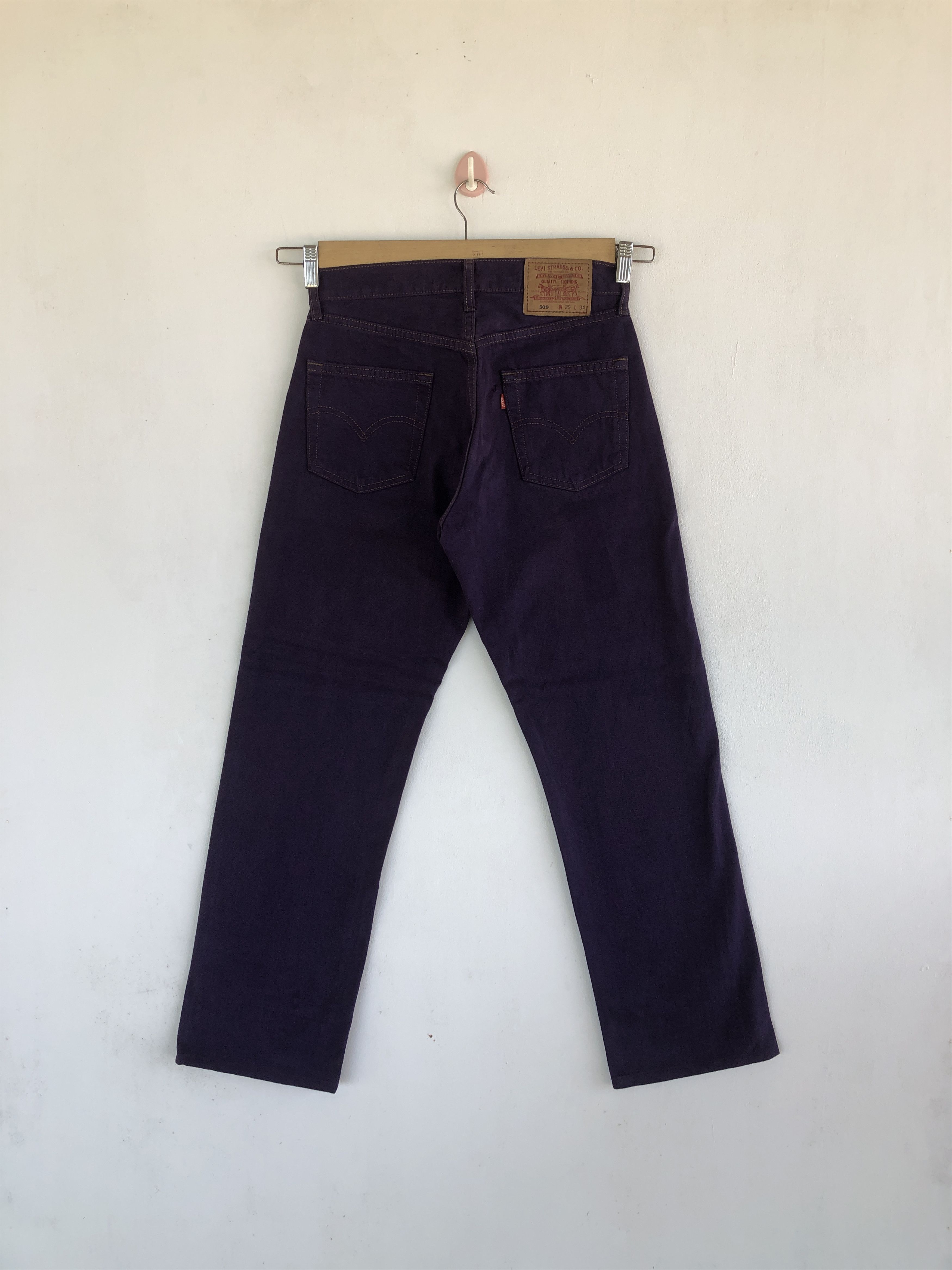 Levi's Vintage Levis 501 Jeans Purple Levi's Button Up Denim Size 28" / US 6 / IT 42 - 2 Thumbnail