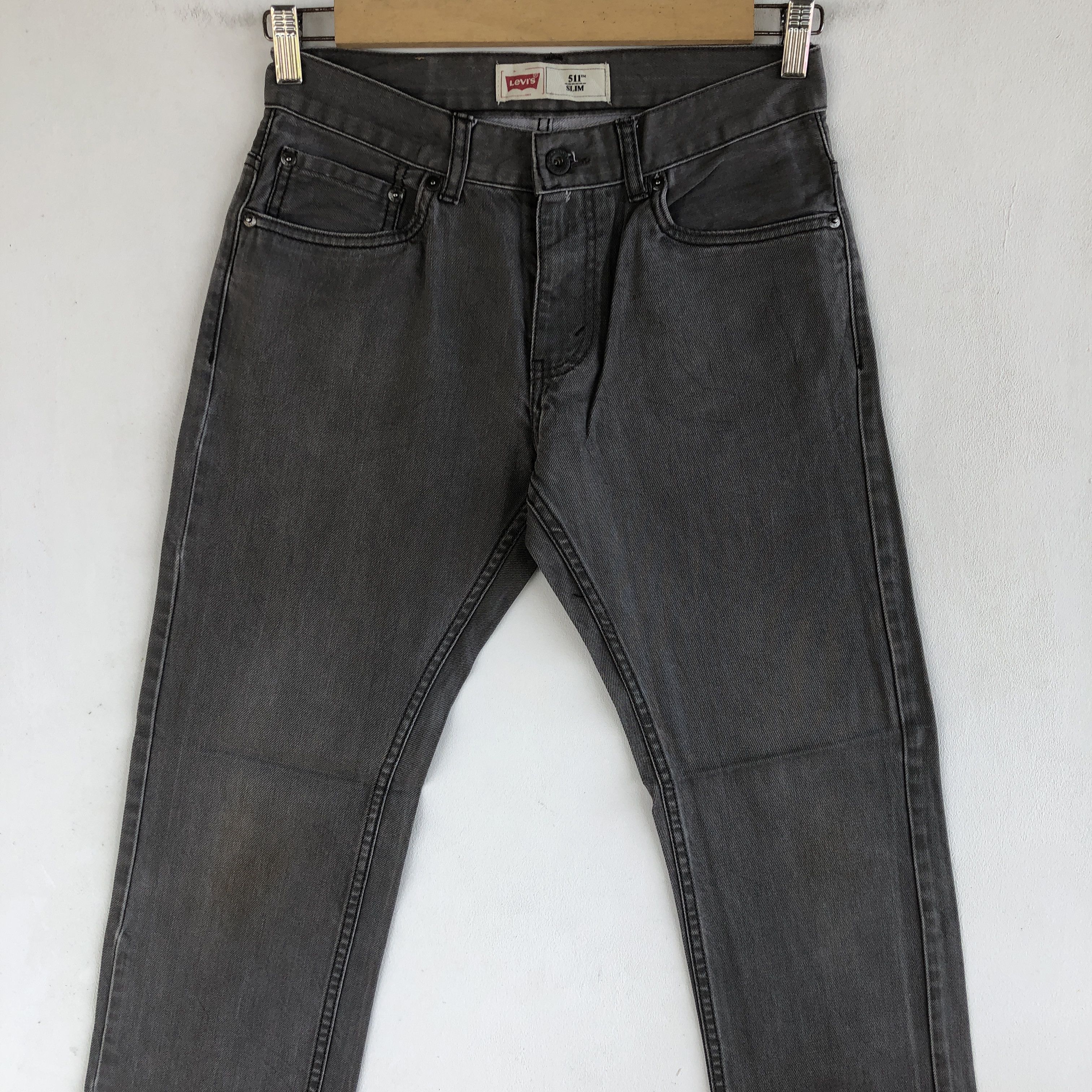 Levi's Vintage Y2K Levis Ash Gray Jeans Levi's 511 Faded Denim Size 28" / US 6 / IT 42 - 5 Thumbnail
