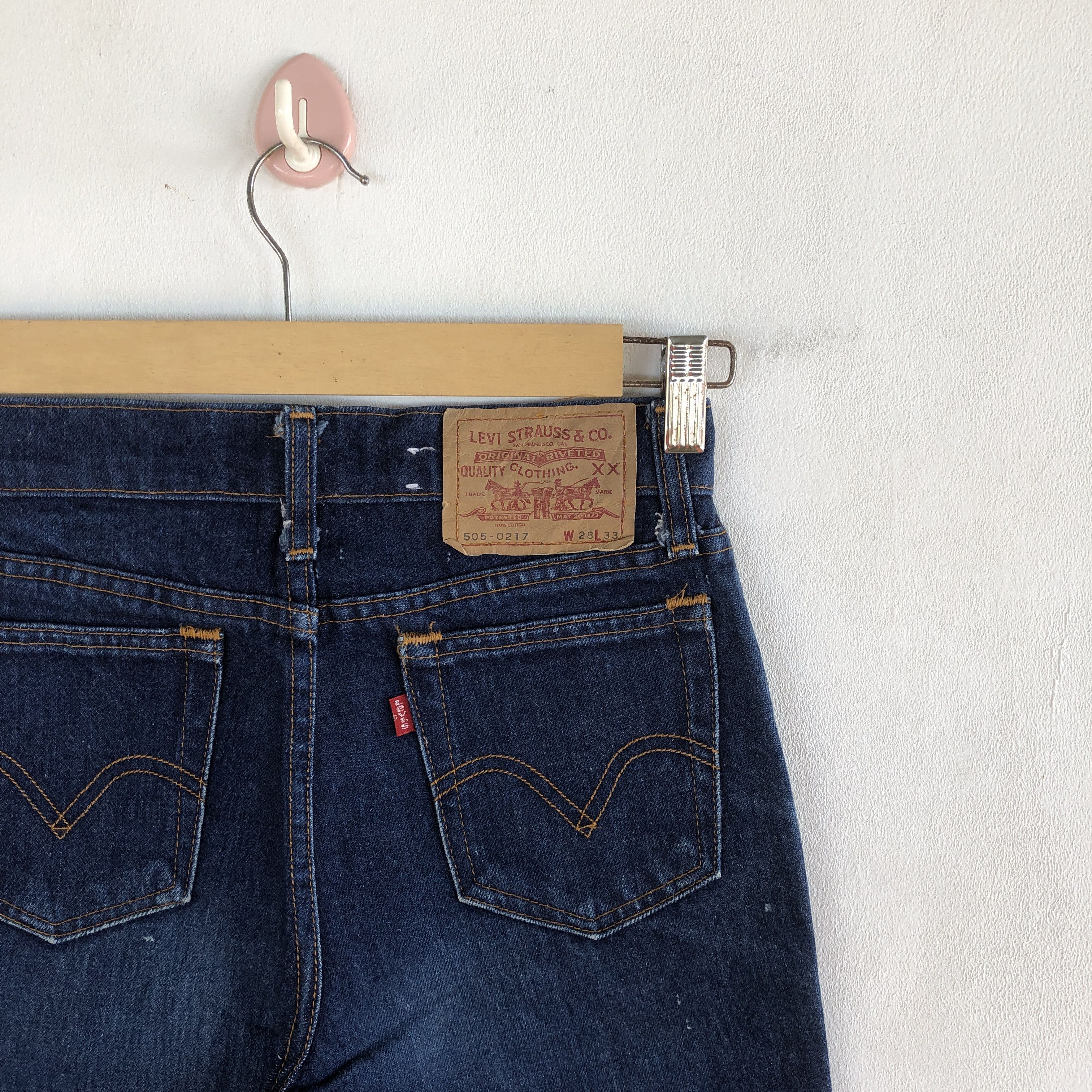 Levi's Vintage Levis Stone Wash Jeans Levi's 505 Faded Denim Size 26" / US 2 / IT 38 - 7 Thumbnail