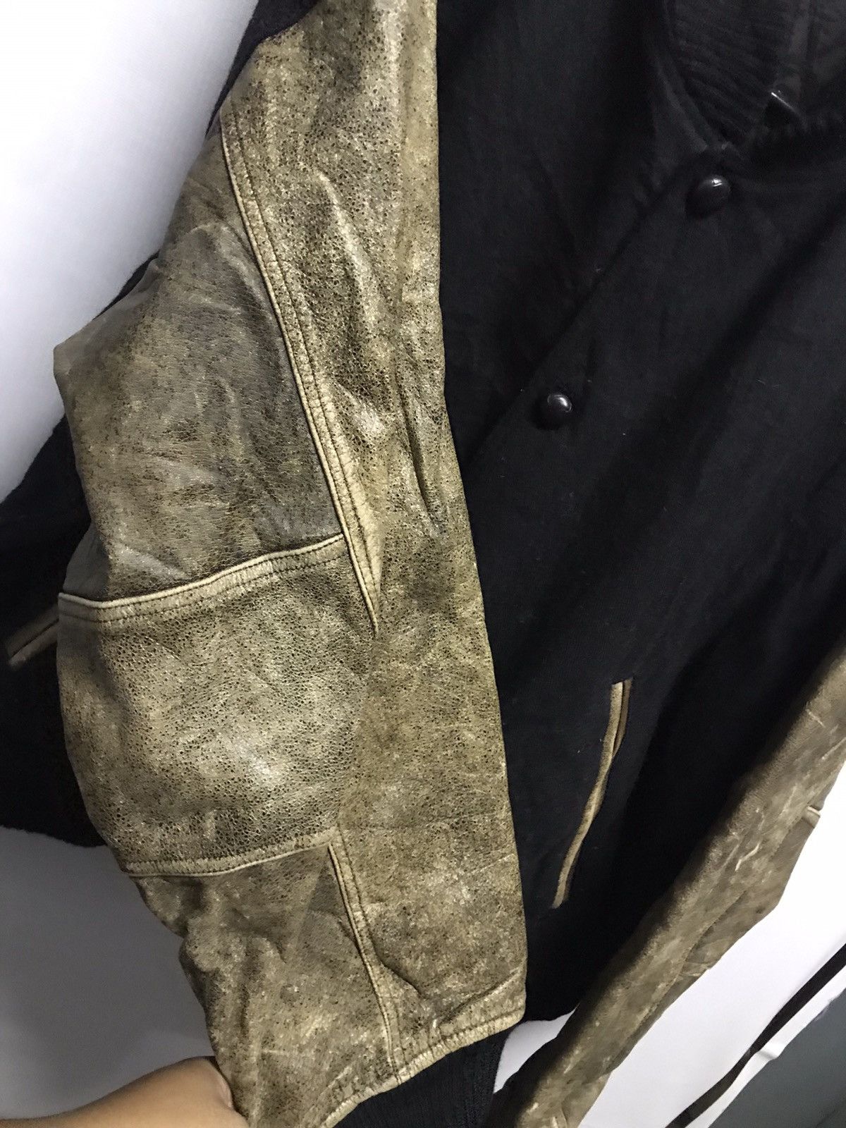 Other 🔥final drop🔥Varsity leather sleeve unbranded Size US L / EU 52-54 / 3 - 4 Thumbnail