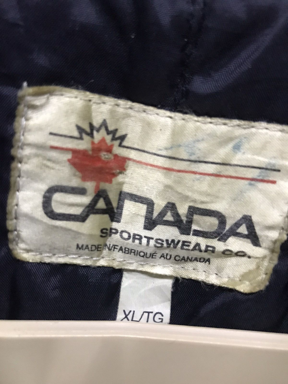 Vintage 🔥last drop 🔥Vintage Canada sportwear wool leather sleeve Size US XL / EU 56 / 4 - 4 Thumbnail