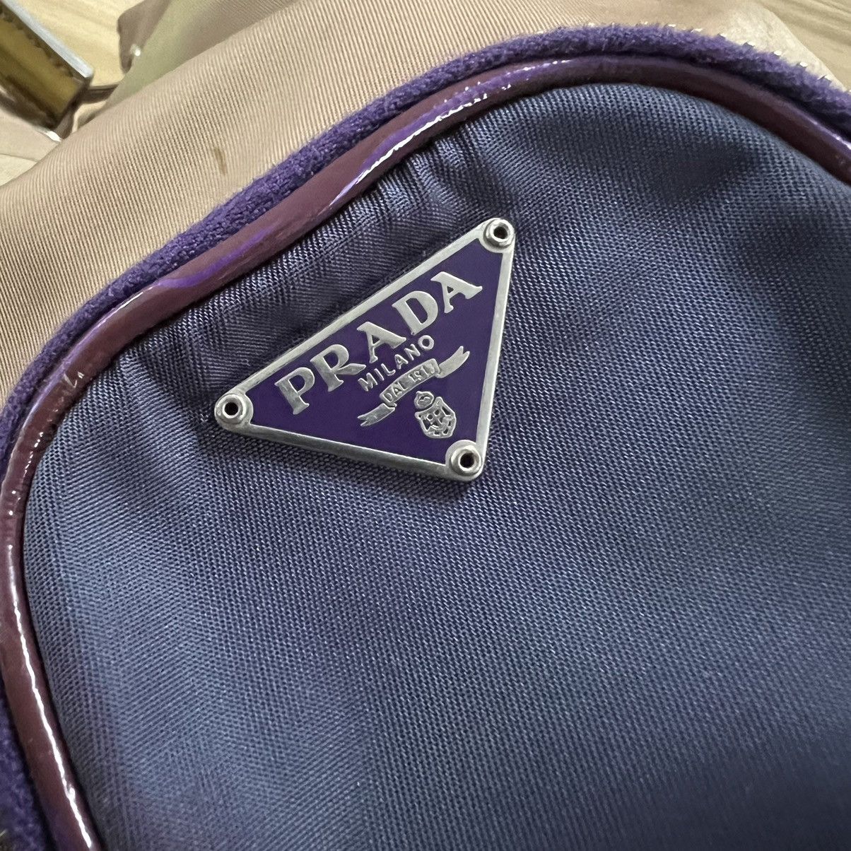 Prada × Vintage Vintage Prada Nylon Small Bucket Pouch Bag Size ONE SIZE - 3 Thumbnail