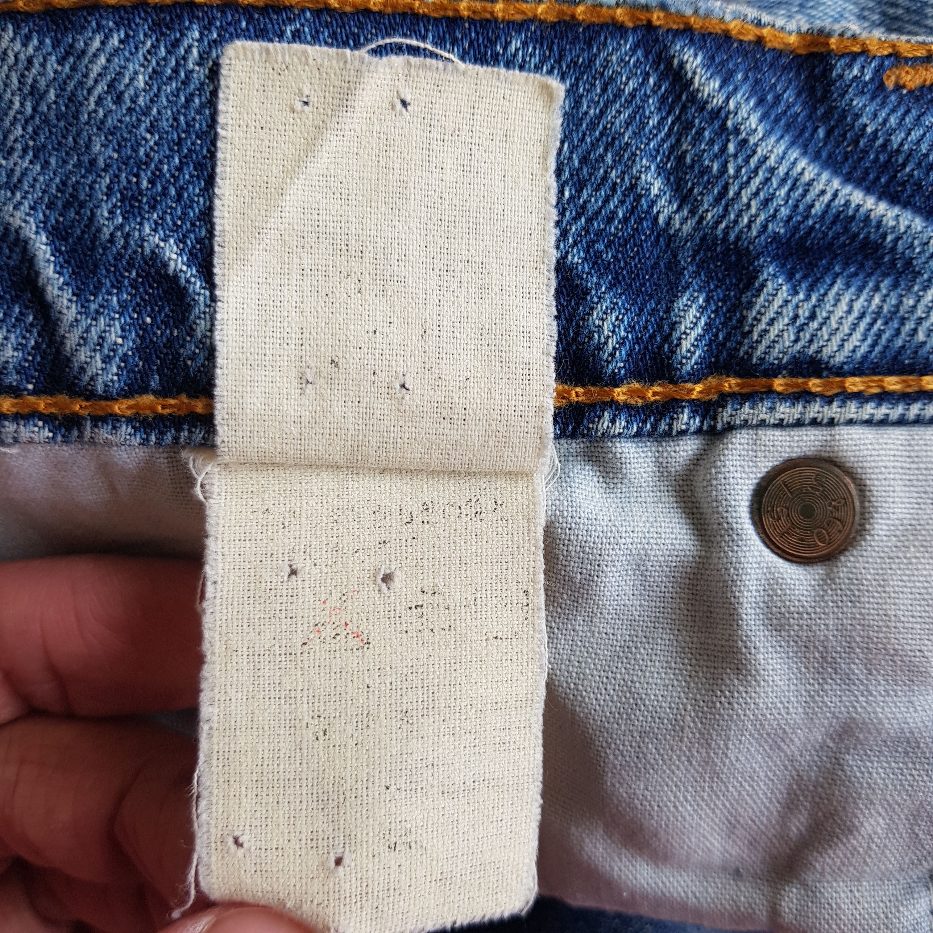 Jean × Levi's × Vintage Vintage Levis Jeans Distressed Levi's 519 Faded Wash Denim Size US 32 / EU 48 - 12 Thumbnail
