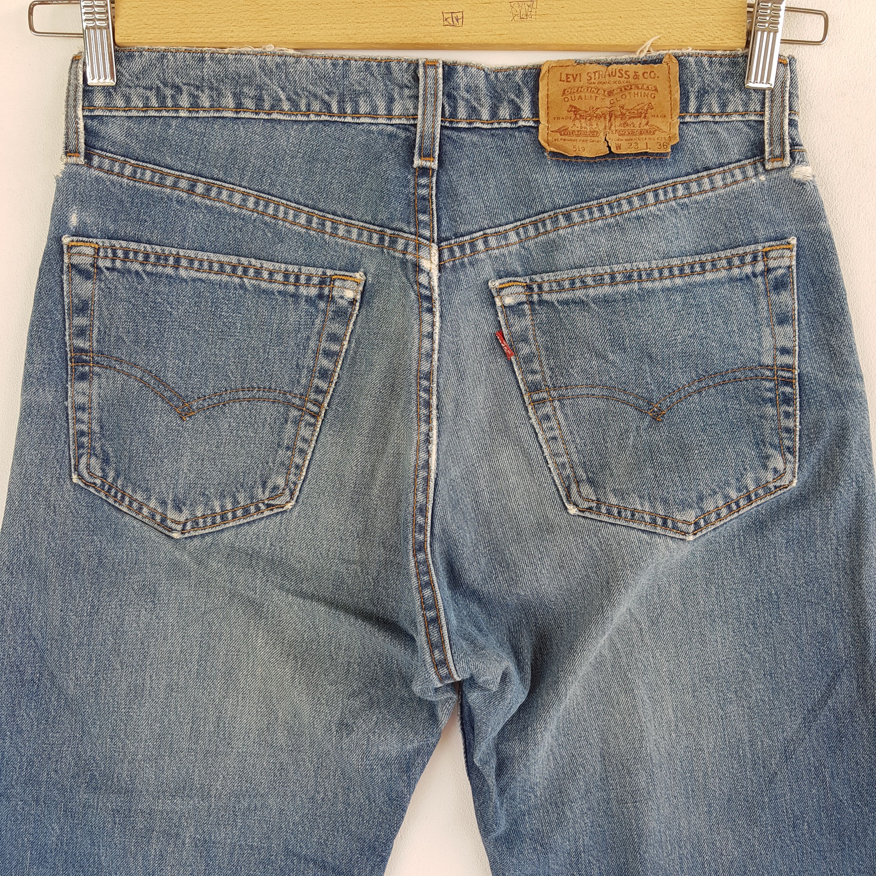 Jean × Levi's × Vintage Vintage Levis Jeans Distressed Levi's 519 Faded Wash Denim Size US 32 / EU 48 - 6 Thumbnail