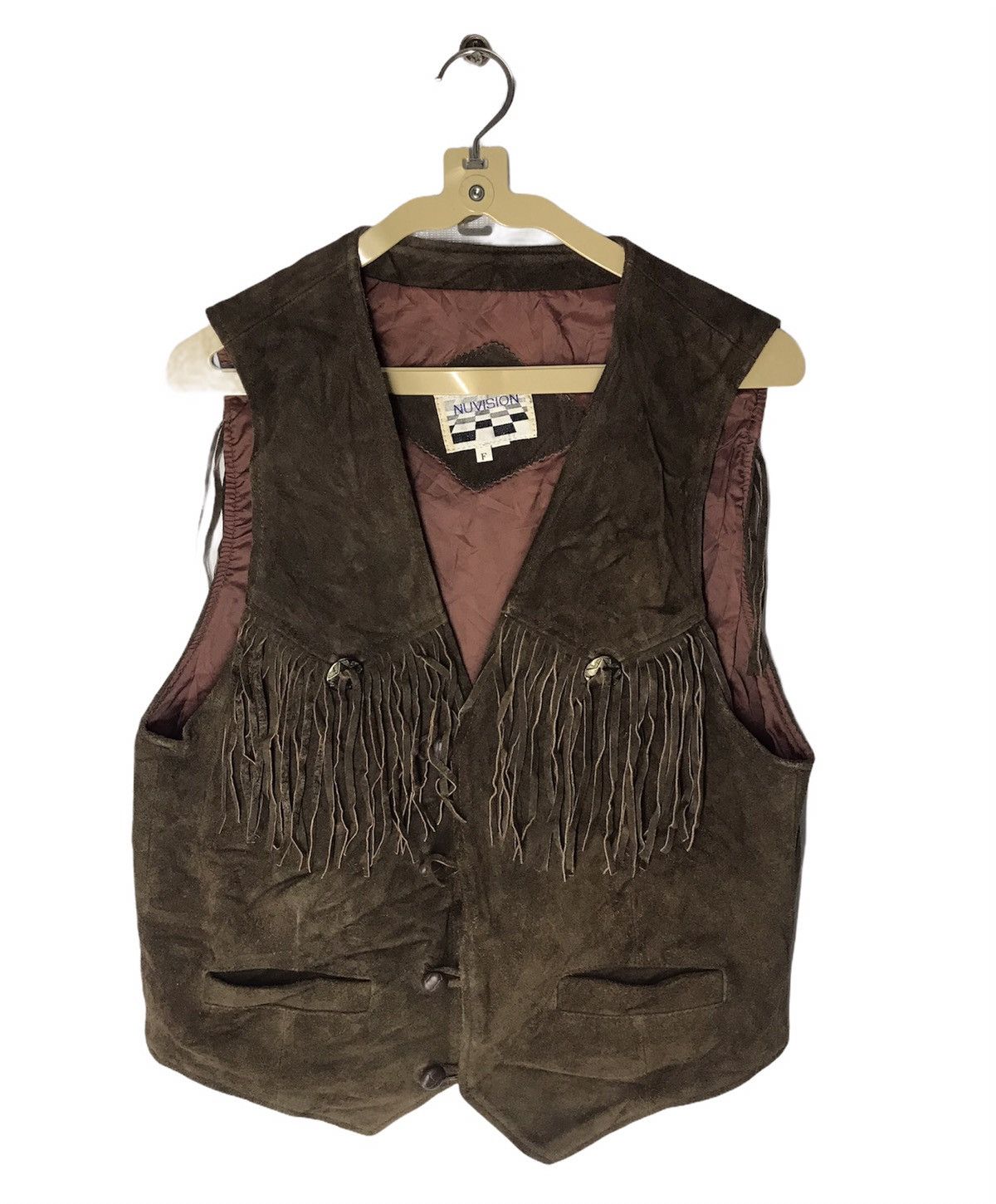 Leather × Vintage Leather vest button up by nuvision Size US M / EU 48-50 / 2 - 1 Thumbnail