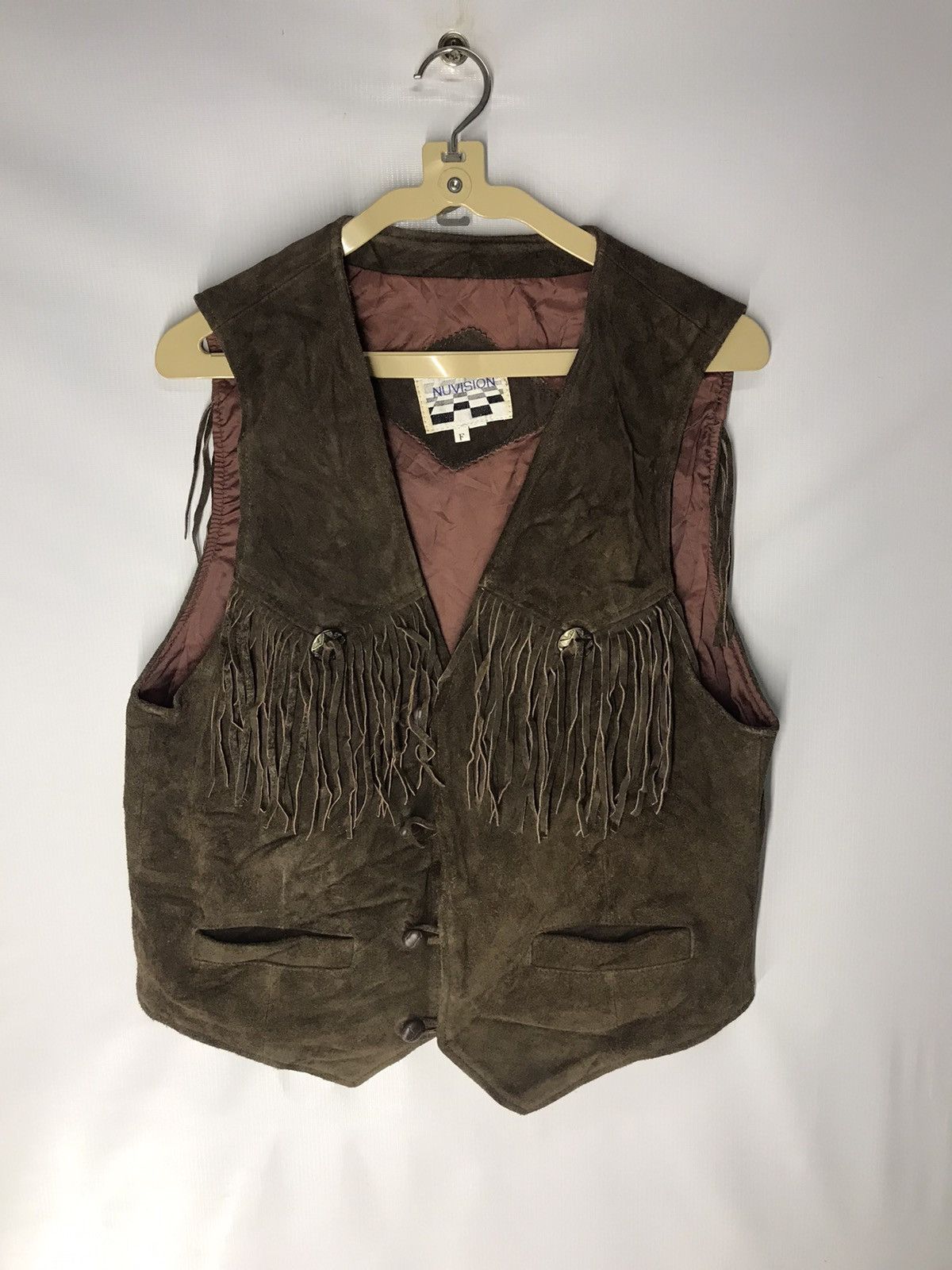 Leather × Vintage Leather vest button up by nuvision Size US M / EU 48-50 / 2 - 7 Thumbnail