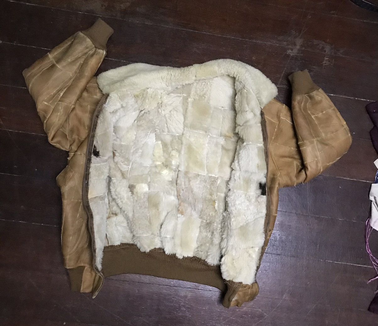Other × Vintage Sherpa jacket patchwork Size US XL / EU 56 / 4 - 8 Thumbnail