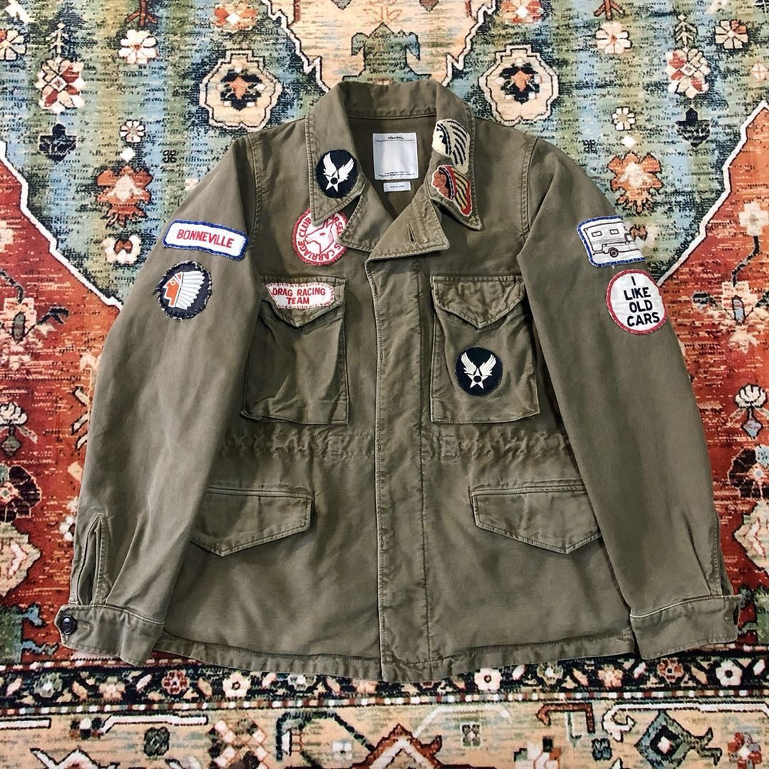 Visvim VISVIM ACHSE JKT PATCHES (DMGD CHINO) | Grailed