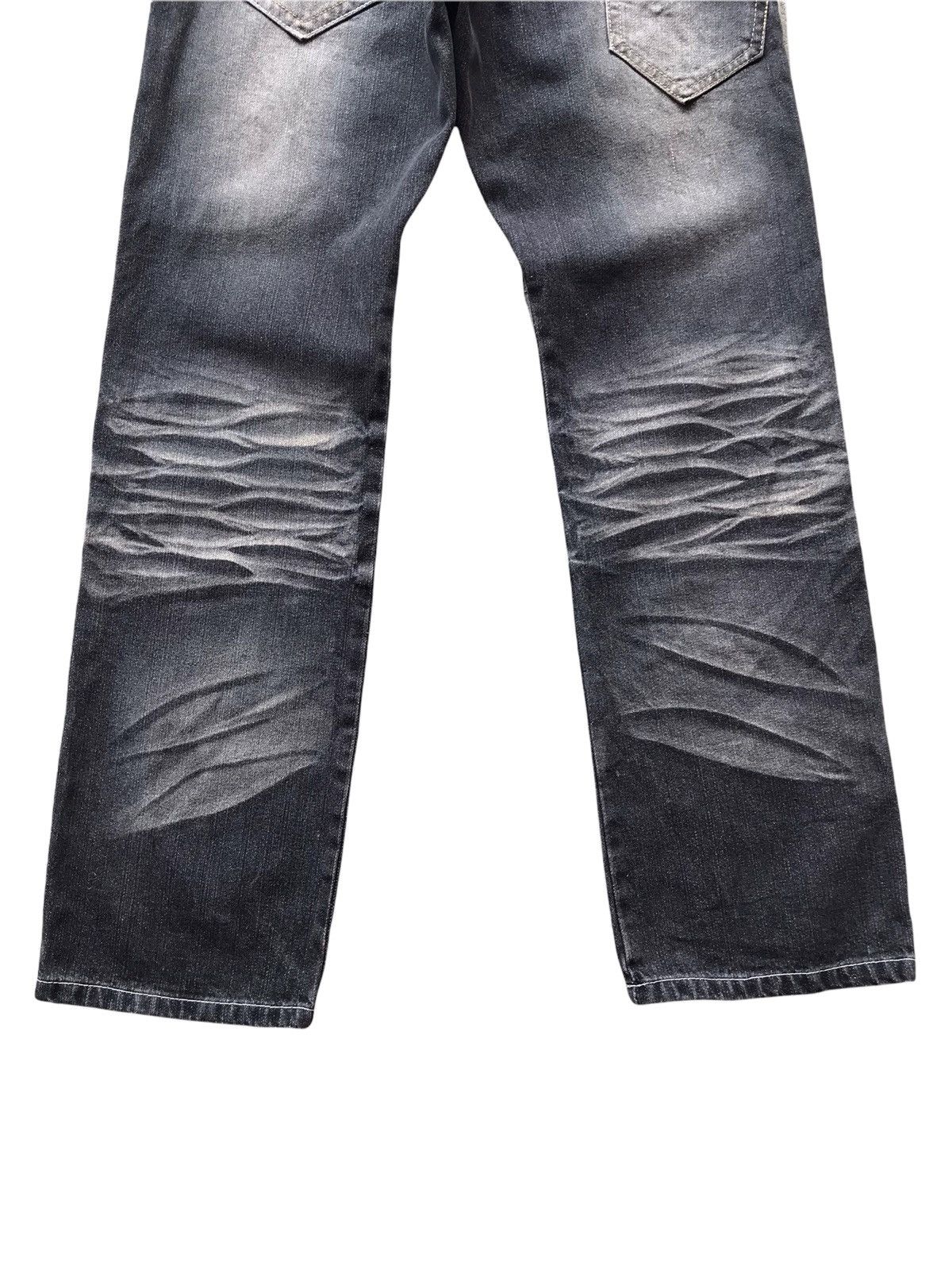 Japanese Brand UNBRANDED JAPAN Patchwork Multi-Pocket Distressed Jeans Size US 31 - 9 Thumbnail