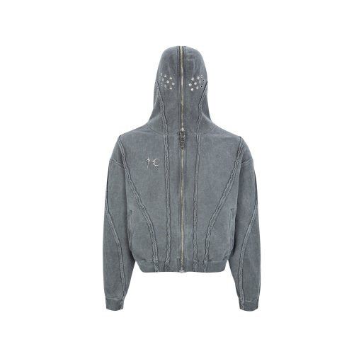 Japanese Brand Thug Club Gladiator Hoodie Grey Size 3 | Grailed