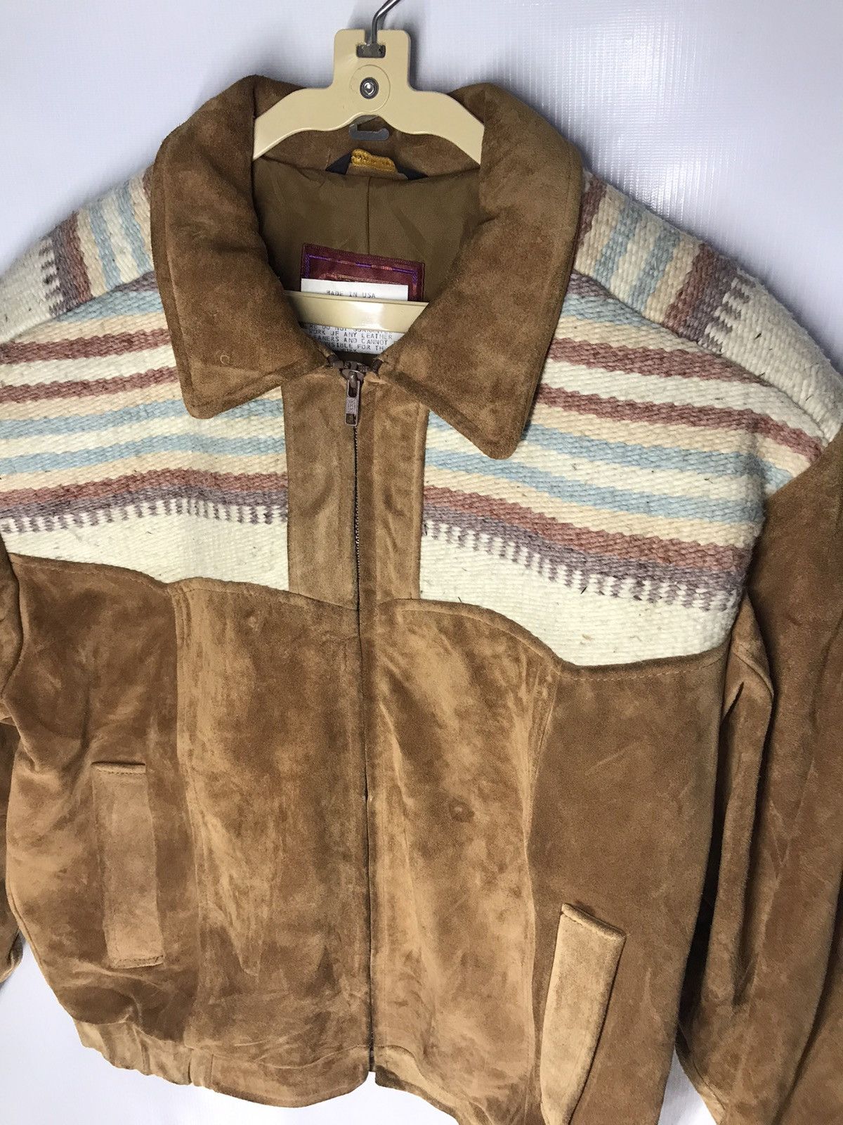 Genuine Leather × Vintage Vintage golden collection leather zipper jacket Size US L / EU 52-54 / 3 - 5 Thumbnail