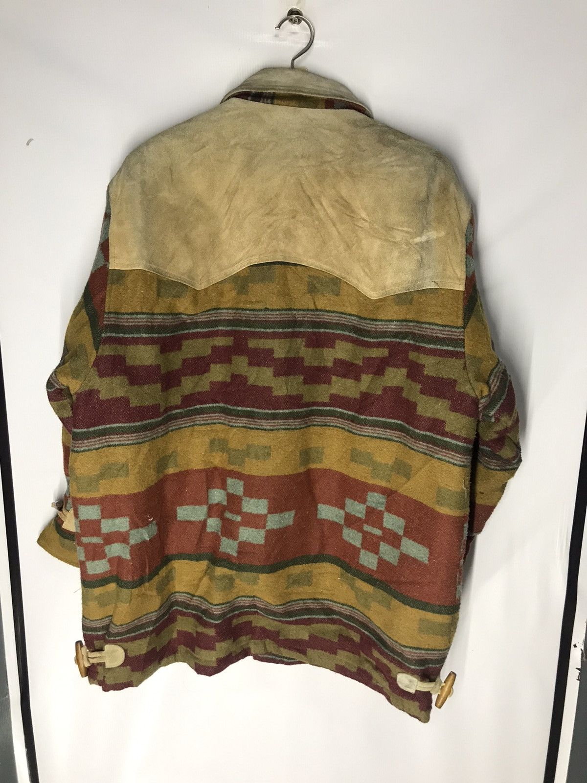Native × Other Jacket half leather half wool native style by sunapee Size US M / EU 48-50 / 2 - 9 Thumbnail