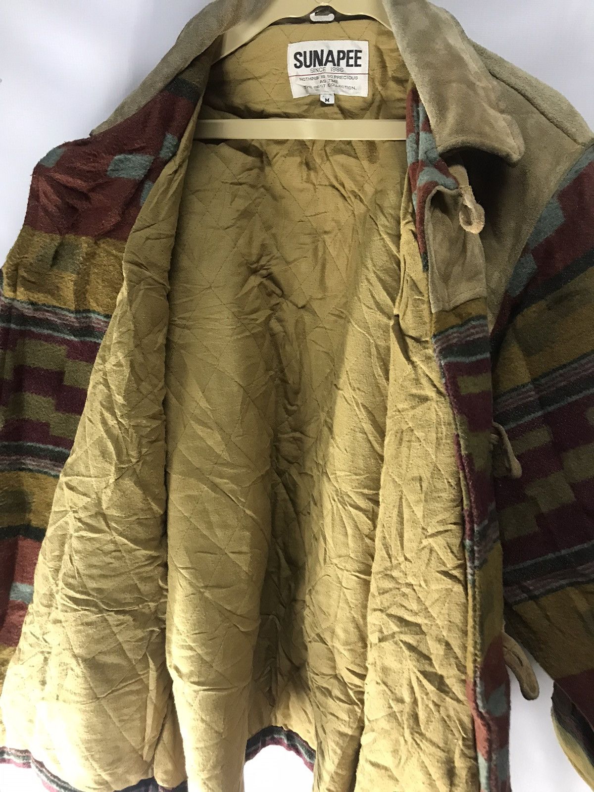 Native × Other Jacket half leather half wool native style by sunapee Size US M / EU 48-50 / 2 - 7 Thumbnail