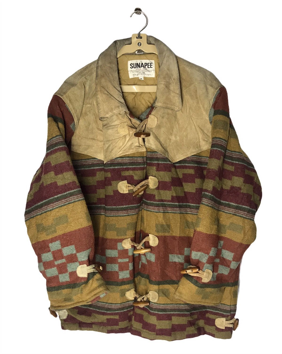 Native × Other Jacket half leather half wool native style by sunapee Size US M / EU 48-50 / 2 - 1 Thumbnail