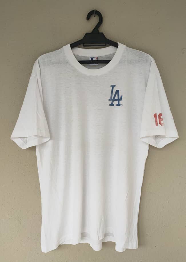 MLB 90s Vintage MLB La Dodgers T Size US M / EU 48-50 / 2 - 1 Thumbnail