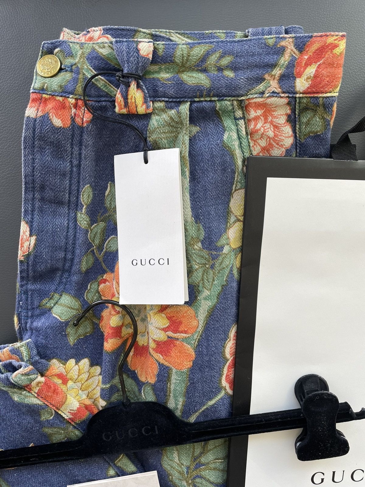 Gucci Super Rare Sold Out $1,700 Value Iconic Runway Floral Pant Size US 33 - 23 Thumbnail