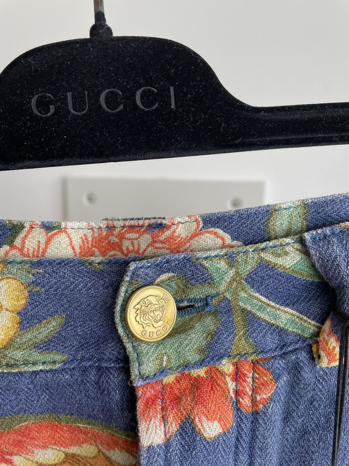 Gucci Super Rare Sold Out $1,700 Value Iconic Runway Floral Pant Size US 33 - 14 Thumbnail