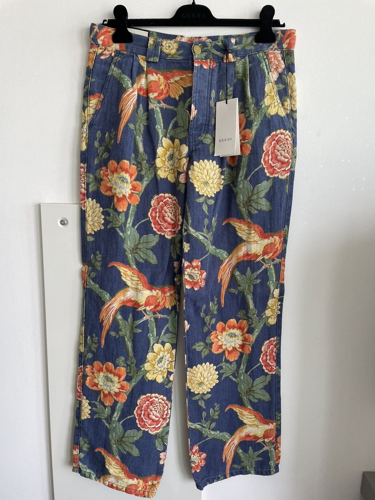 Gucci Super Rare Sold Out $1,700 Value Iconic Runway Floral Pant Size US 33 - 1 Thumbnail