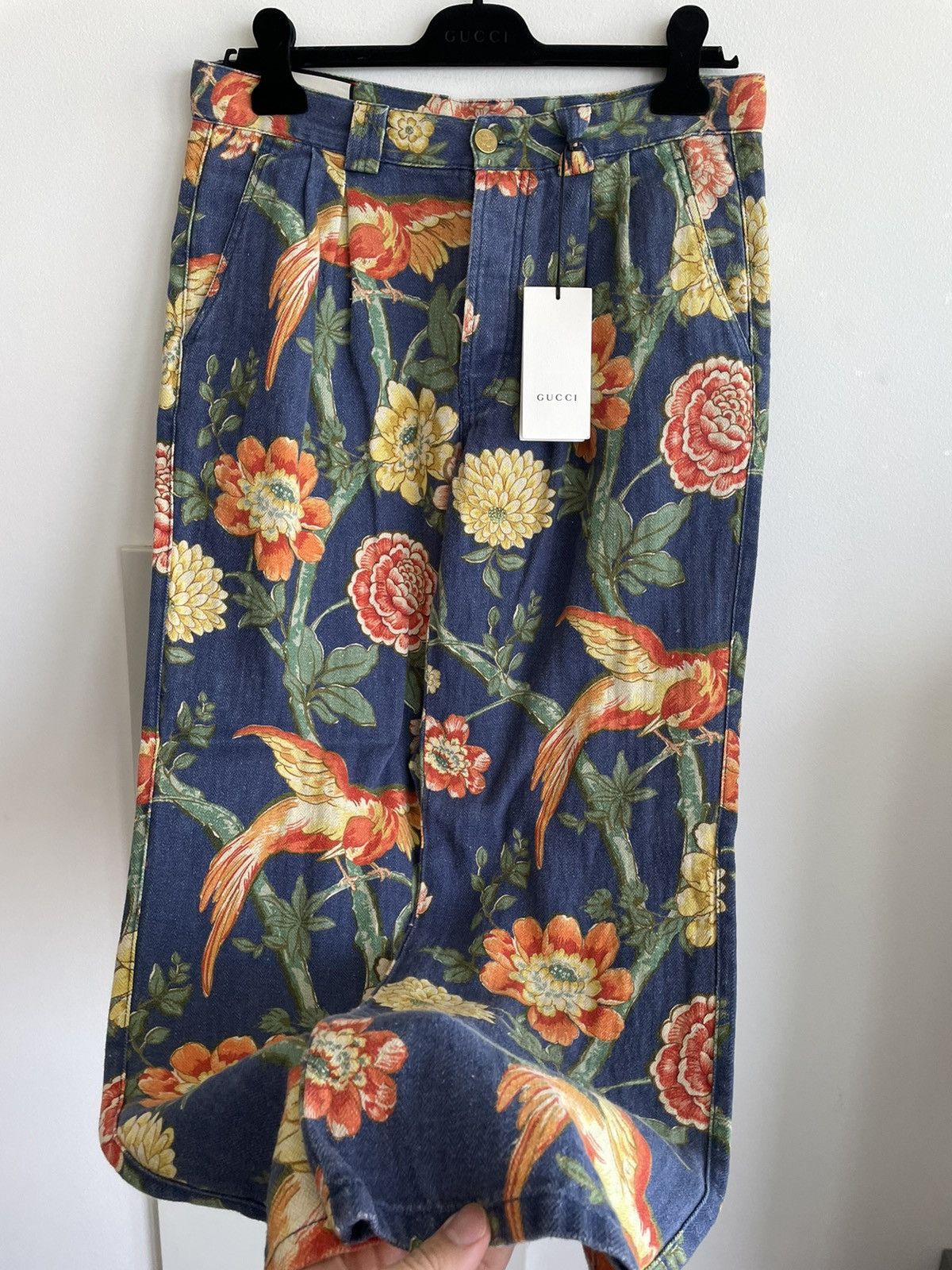 Gucci Super Rare Sold Out $1,700 Value Iconic Runway Floral Pant Size US 33 - 3 Thumbnail