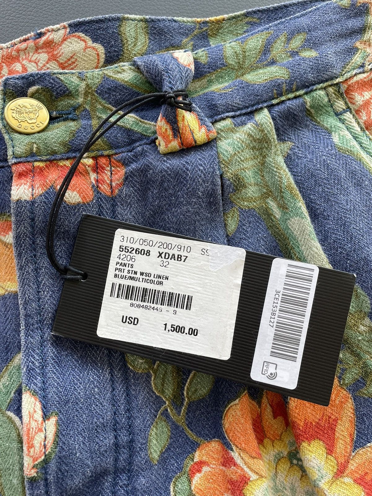 Gucci Super Rare Sold Out $1,700 Value Iconic Runway Floral Pant Size US 33 - 4 Thumbnail