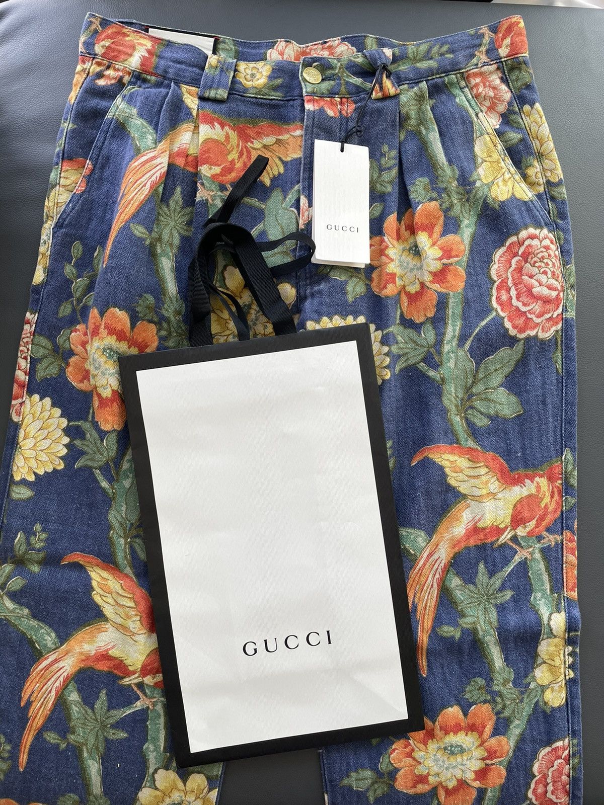 Gucci Super Rare Sold Out $1,700 Value Iconic Runway Floral Pant Size US 33 - 2 Thumbnail