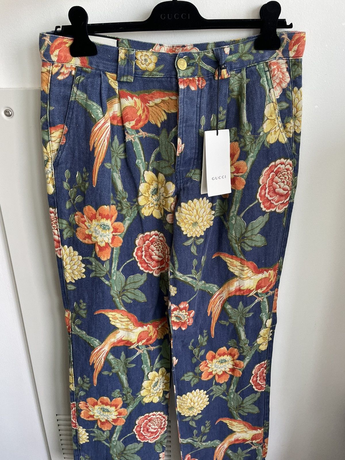 Gucci Super Rare Sold Out $1,700 Value Iconic Runway Floral Pant Size US 33 - 16 Thumbnail