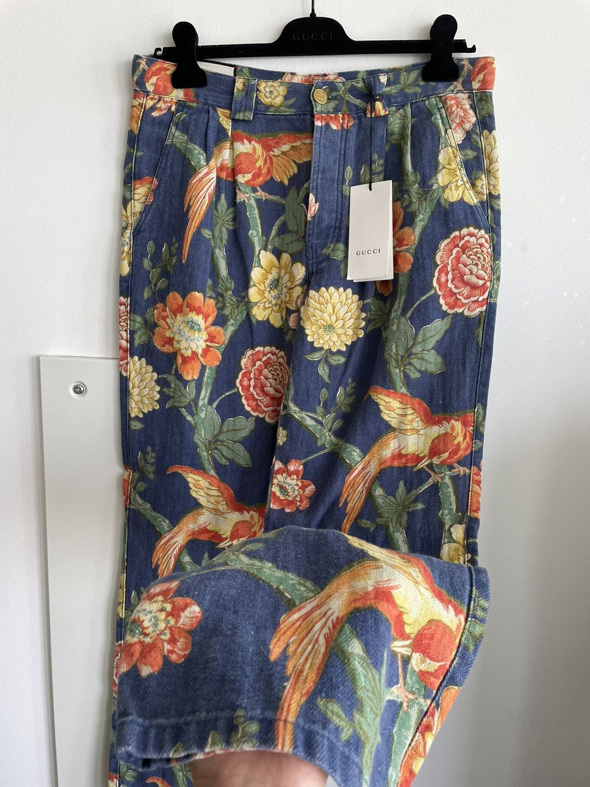 Gucci Super Rare Sold Out $1,700 Value Iconic Runway Floral Pant Size US 33 - 5 Thumbnail