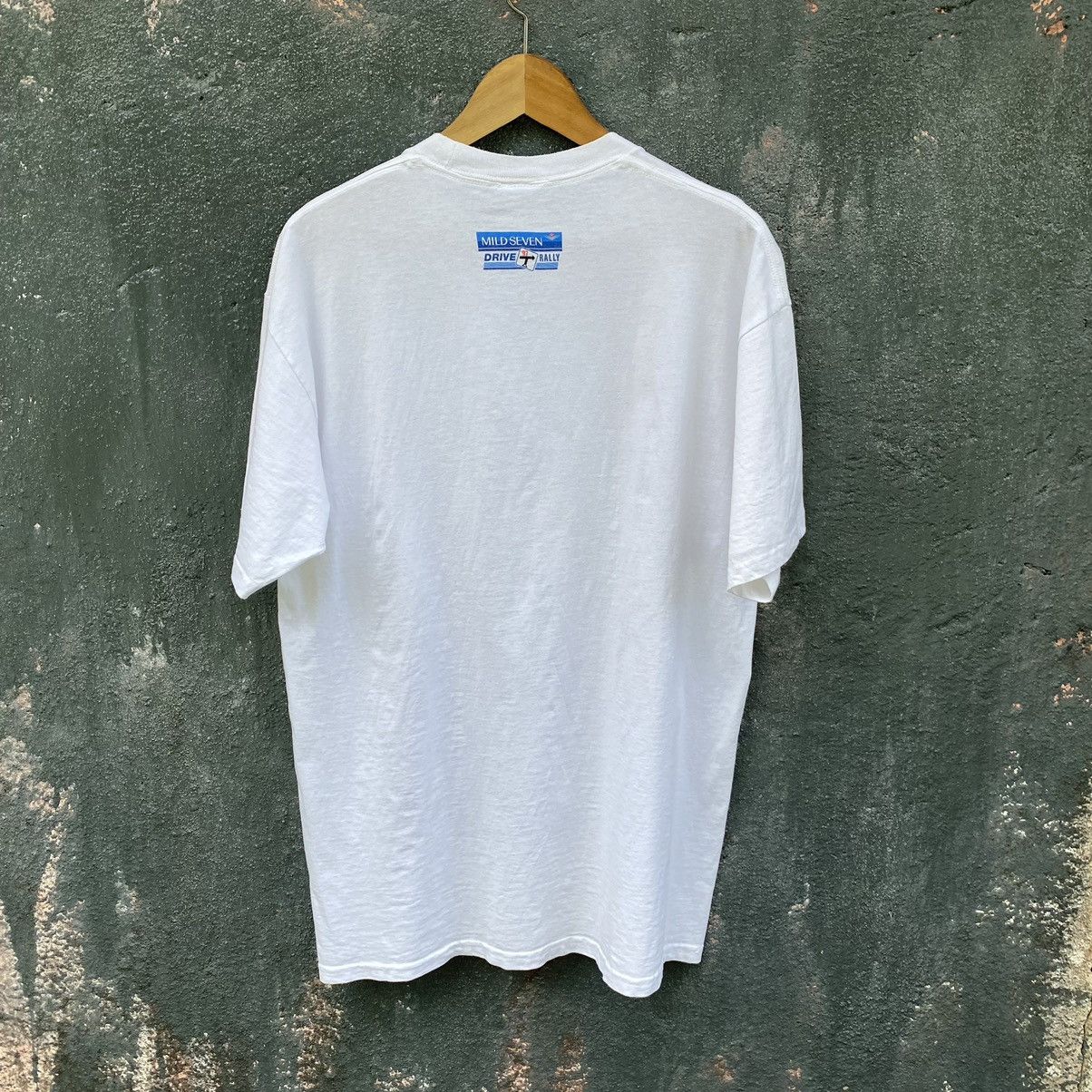 Vintage Vintage 90s Mild Seven Drive Rally ERD GRUNGE THRASHED TEE Size US L / EU 52-54 / 3 - 2 Thumbnail