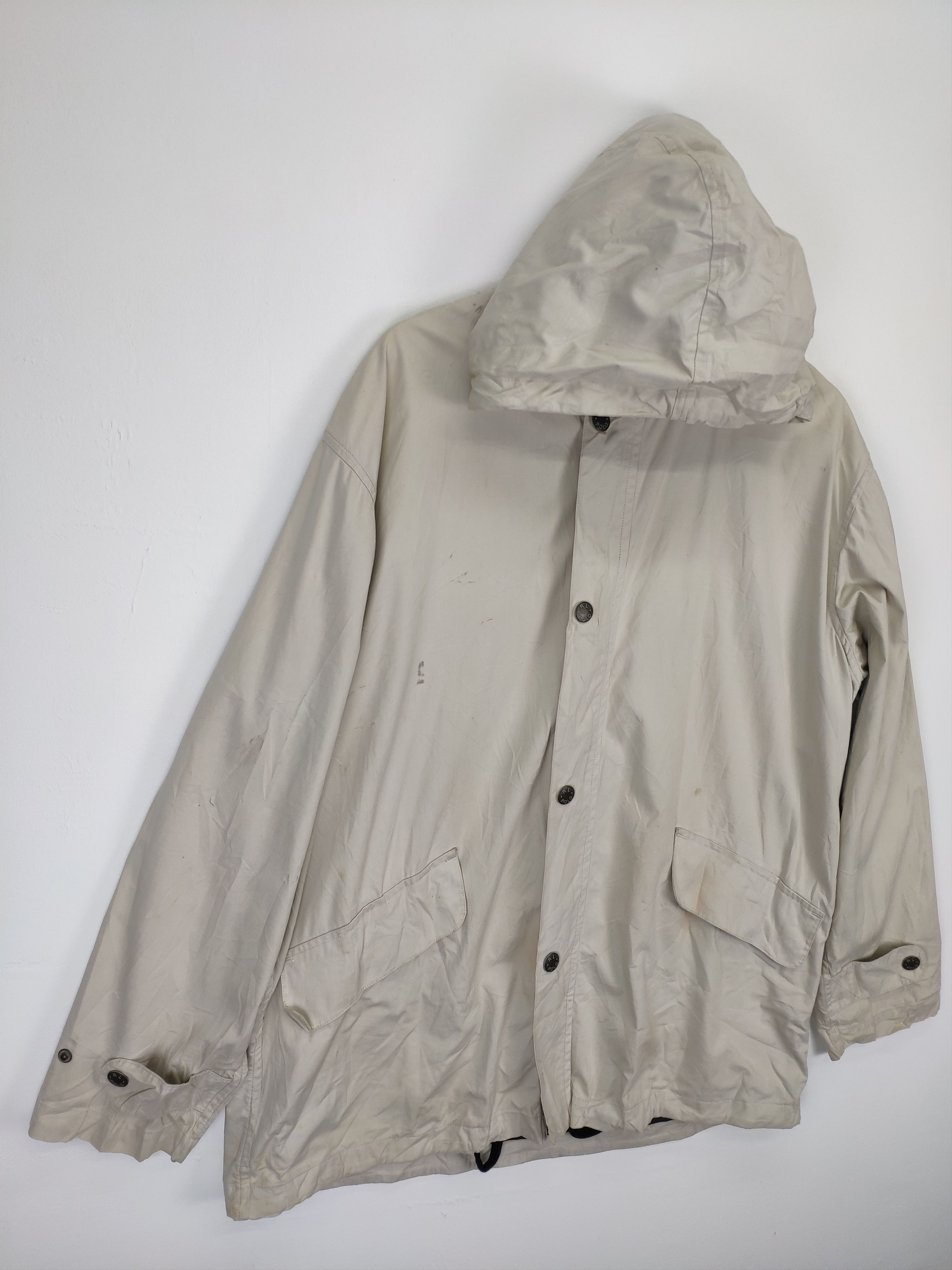Polo Ralph Lauren × Vintage Vintage 1990s Polo Ralph Lauren Hoodie Rain Jacket Size US L / EU 52-54 / 3 - 3 Thumbnail