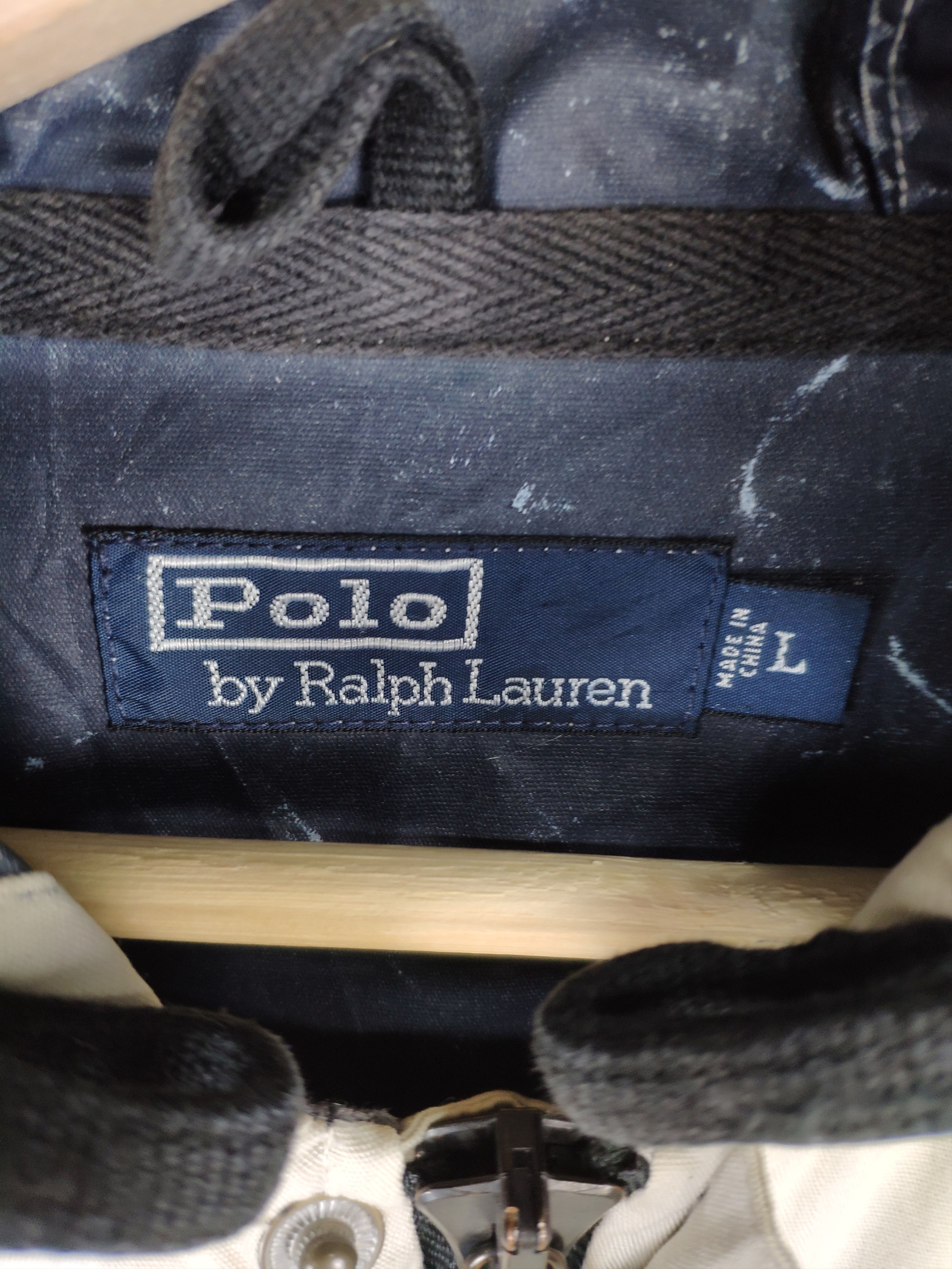 Polo Ralph Lauren × Vintage Vintage 1990s Polo Ralph Lauren Hoodie Rain Jacket Size US L / EU 52-54 / 3 - 17 Thumbnail