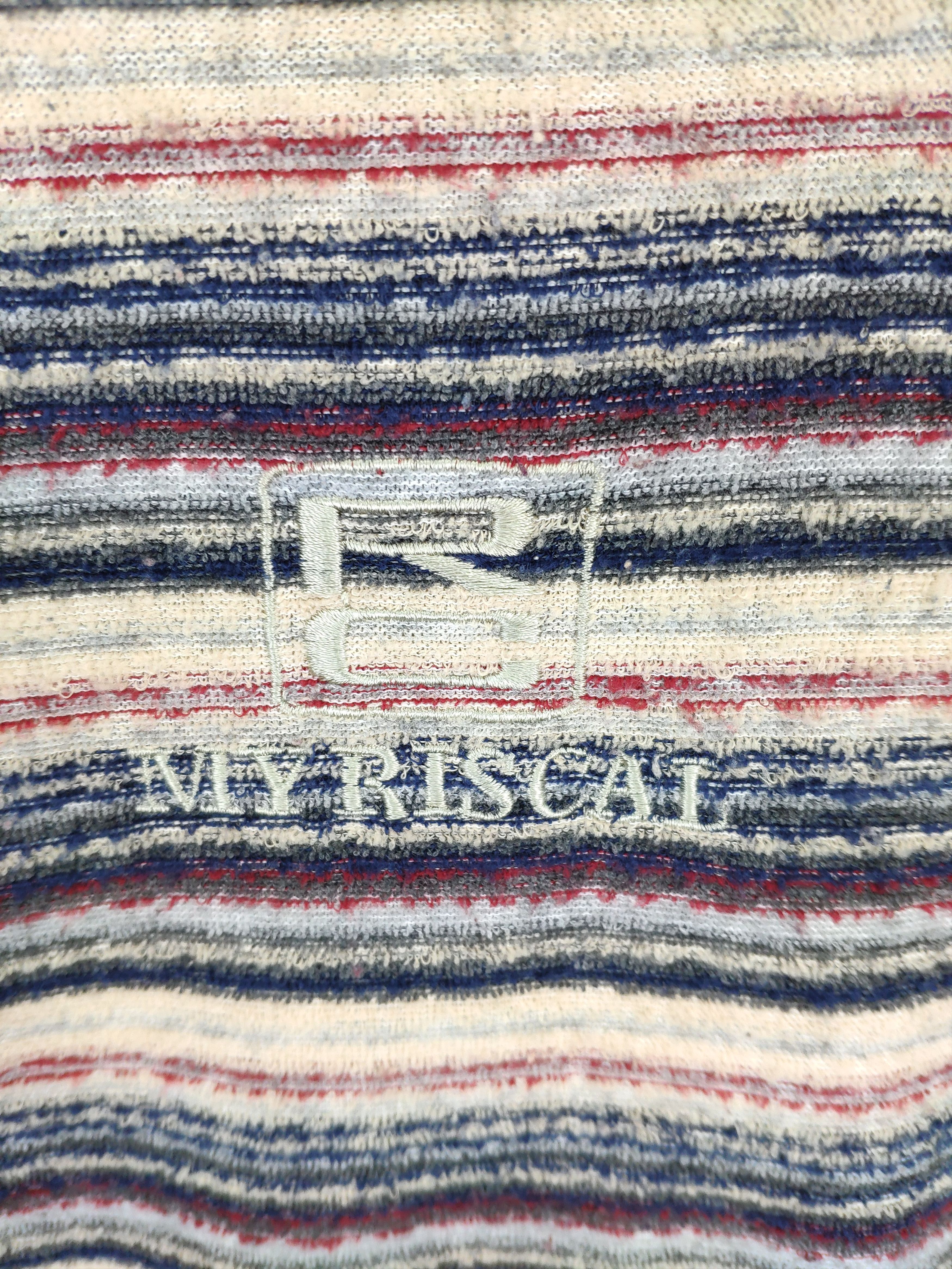 Designer × Japanese Brand Vintage Striped Shirt Long Sleeve by My Riscal Size US M / EU 48-50 / 2 - 7 Thumbnail