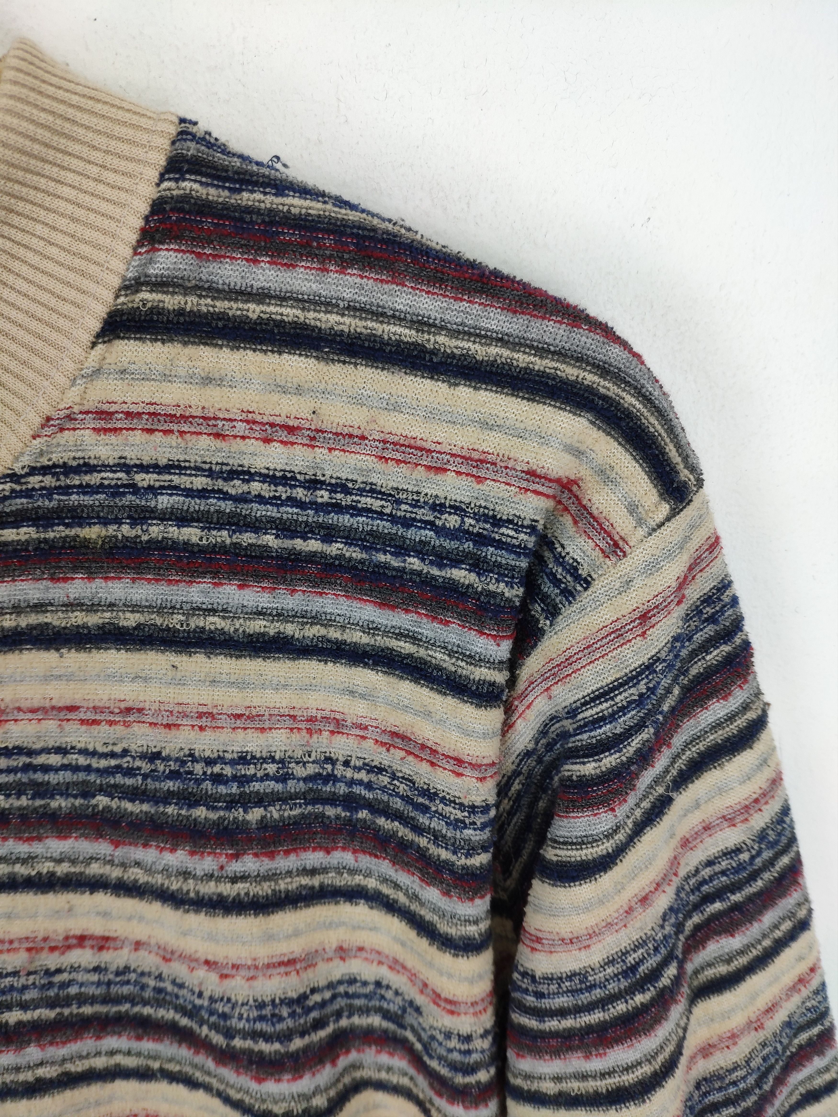 Designer × Japanese Brand Vintage Striped Shirt Long Sleeve by My Riscal Size US M / EU 48-50 / 2 - 6 Thumbnail