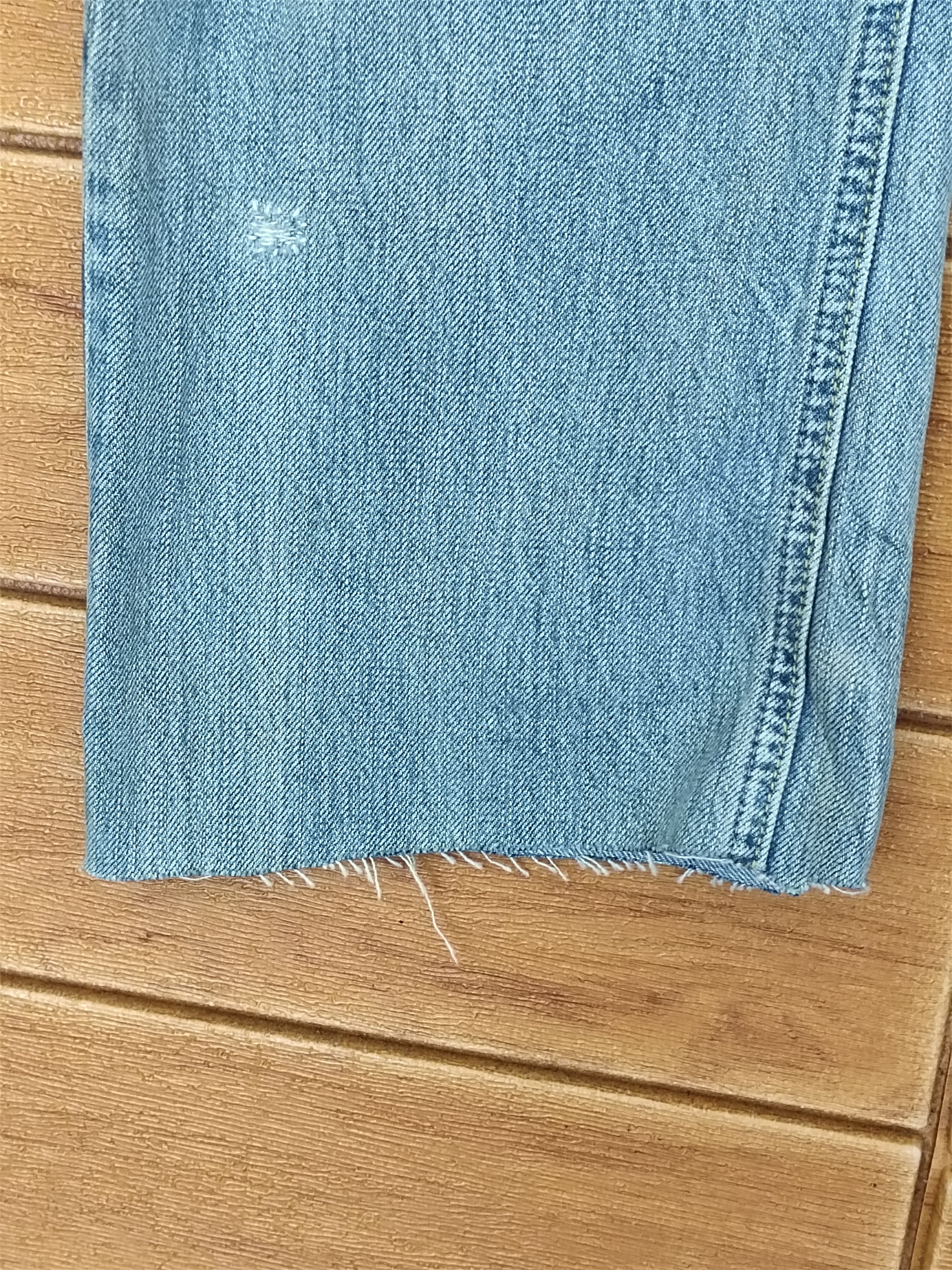 Kapital Blue Blue Japan Boro Faded Distress Denim Jeans Size US 31 - 10 Thumbnail