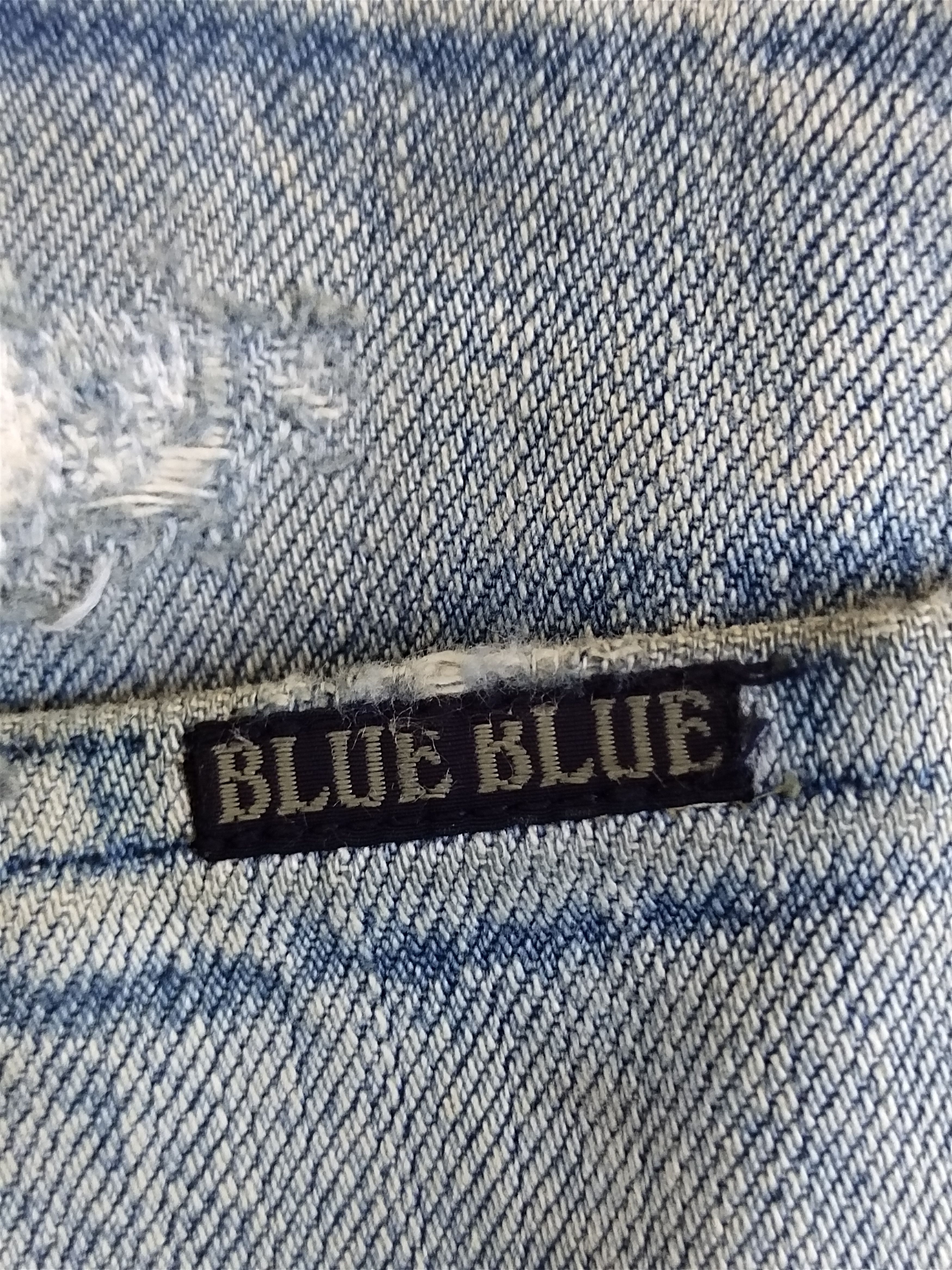 Kapital Blue Blue Japan Boro Faded Distress Denim Jeans Size US 31 - 15 Thumbnail